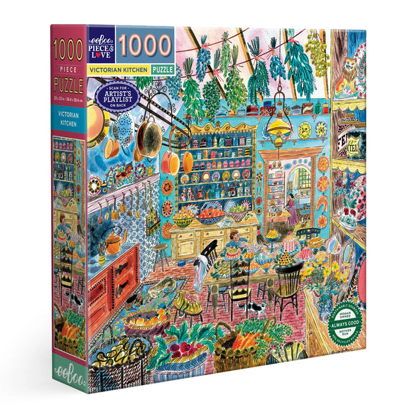 eeBoo 1000 Piece Puzzle Victorian Kitchen