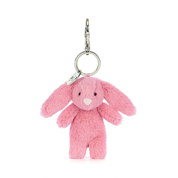 Jellycat Bashful Bunny Pink Bag Charm 7