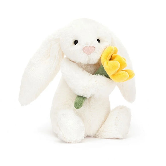 Jellycat Bashful Bunny With Daffodil 7