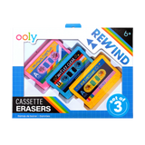 Ooly® Rewind: Cassette Erasers (Set of 3)