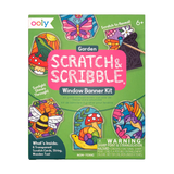 Ooly® Mini Scratch & Scribble: Window Banner Kit - Garden