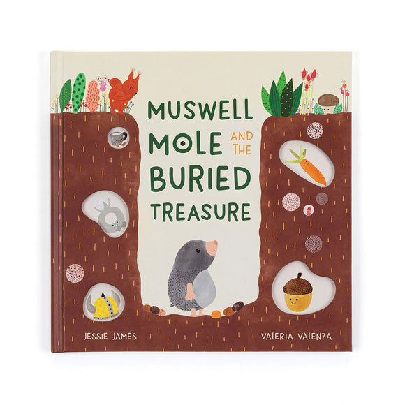 Jellycat Book Muswell Mole and the Buried Treasure Book