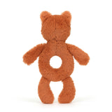 Baby Jellycat Bashful Fox Cub Ring Rattle 7"