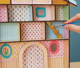 Bright Stripes DIY Wooden Curio Cottage