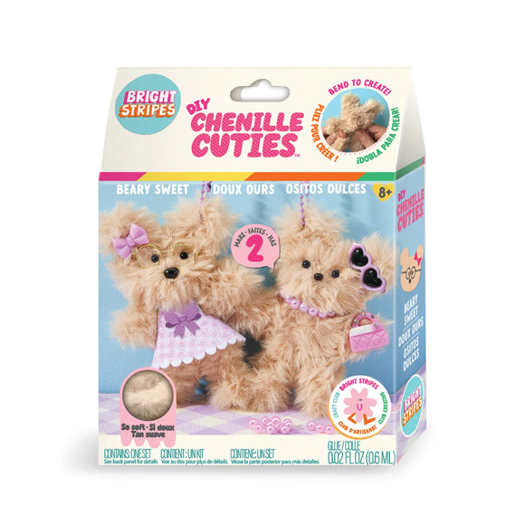 Bright Stripes DIY Chenille Cuties- Beary Sweet