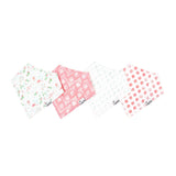 Copper Pearl: Baby Bandana Bibs (4 pack) - Claire