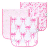 Copper Pearl: Premium Burp Cloths (3 pack) - Bow My Gosh