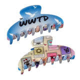 Top Trenz Two Sided Large Claw Clip: Eras Edition