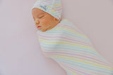 Copper Pearl: Knit Swaddle Blanket - Lucky