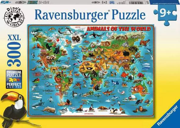 Ravensburger Puzzle 300 Piece Animals of the World