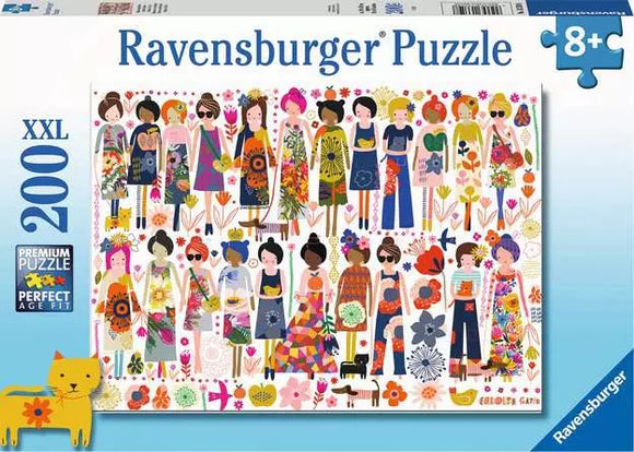 Ravensburger Puzzle 200 Piece Flowers & Friends