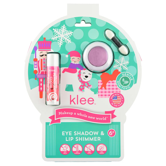 Klee Naturals Carol Twinkle Holiday Eye Shadow and Lip Shimmer Set