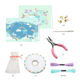 Djeco You & Me Jewelry Kit: Rainbow Kumihimo Beads & Jewelry