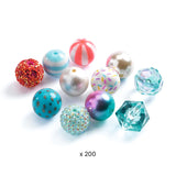 Djeco Bubble Beads - Silver