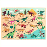 Djeco Wooden Puzzle: Dinosaur