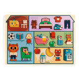 Djeco Wooden Puzzle: House