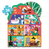 Djeco Giant Floor Puzzle 36 Piece: The Little Buddies' House
