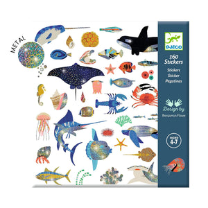 Djeco Sticker Sheets: Ocean