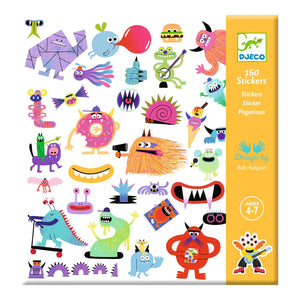 Djeco Sticker Sheets: Monsters
