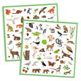 Djeco Sticker Sheets: Fauna