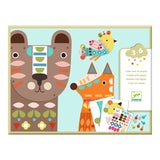 Djeco 3 Giant Animals Collage Activity