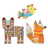 Djeco 3 Giant Animals Collage Activity