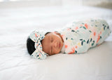 Copper Pearl: Knit Swaddle Blanket - Leilani