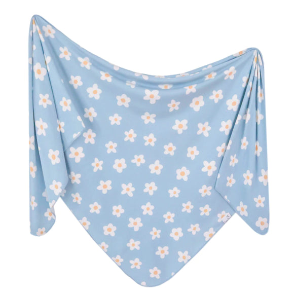 Copper Pearl: Knit Swaddle Blanket - Della