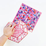 Pipsticks® Mantra Sticker-by-Number: Fortune Favors the Kind