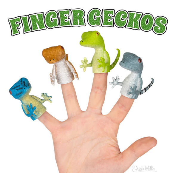 Archie McPhee -  Finger Puppet Geckos
