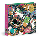 Galison Puzzle 500 piece Catmas Chaos