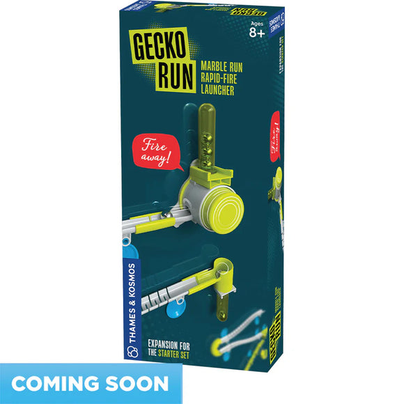 Thames & Kosmos: Gecko Run Expansion Pack - Marble Run Rapid-Fire Launcher