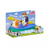 Bluey TOMY Toomies Pull and Go Canoe Bath Toy