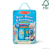 Melissa & Doug® Melissa & Doug Boo-Boos & Bandages Reusable First Aid Pretend Play Set