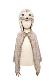 Great Pretenders Cute & Cuddly Sloth Cape Size 4/6