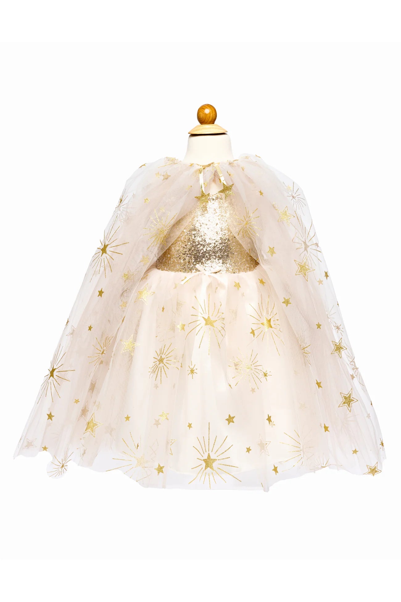 glam gold dress Ladivine CK2409 Mirror-Embellished Fitted Evening Gown – Sparkly Gowns main image 0