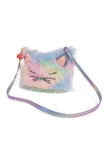 Great Pretenders Rainbow Furry Kitty Purse