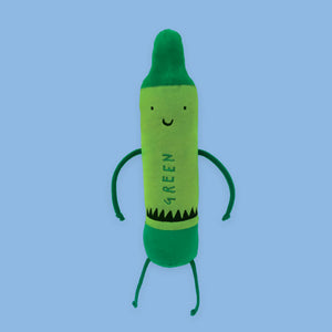 MerryMakers® The Day The Crayons Quit Green Plush 12"