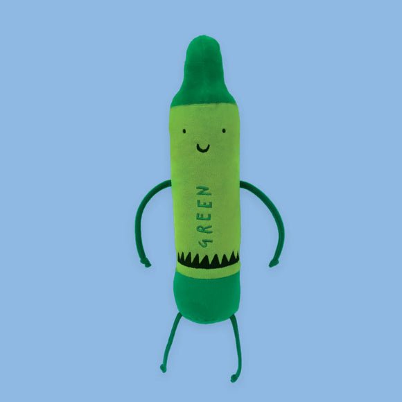 MerryMakers® The Day The Crayons Quit Green Plush 12