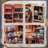 Hands Craft DIY Miniature House Kit: Journey Trace Bookshop