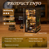 Hands Craft Bookend Puzzle: Magic Pharmacist with Dust Cover