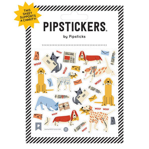 Pipsticks® 4x4" Sticker Sheet: Fetching Fidos