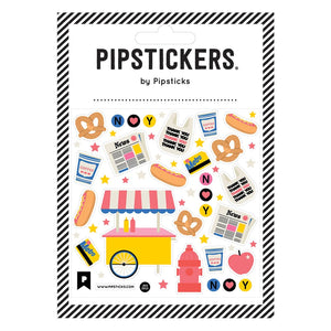 Pipsticks® 4x4" Sticker Sheet: Street Food