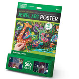 Crocodile Creek Jewel Art Poster: Jungle Paradise
