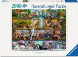 Ravensburger Puzzle 2000 piece Wild Kingdom Shelves