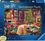 Ravensburger Puzzle 500 Piece Cozy Christmas Retreat