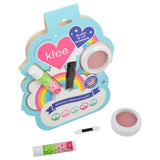 Klee Naturals Blue & Lip Shimmer Set: Sugar Drop Glow