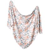 Copper Pearl: Knit Swaddle Blanket - Autumn