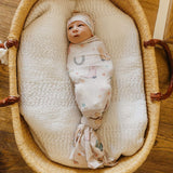Copper Pearl: Knit Swaddle Blanket - Cheyenne