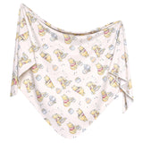 Copper Pearl: Knit Swaddle Blanket - Hunny
